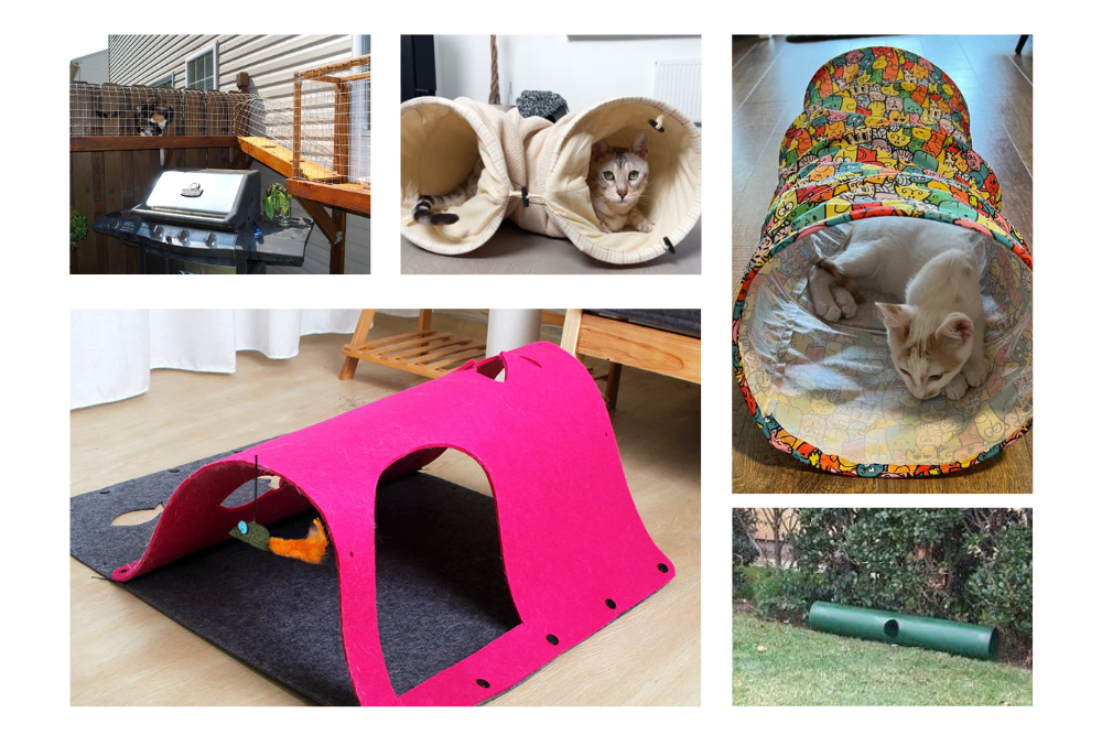 Cat Tunnel Bed for Hiding, Playing, and Napping: 11 Creative Ideas