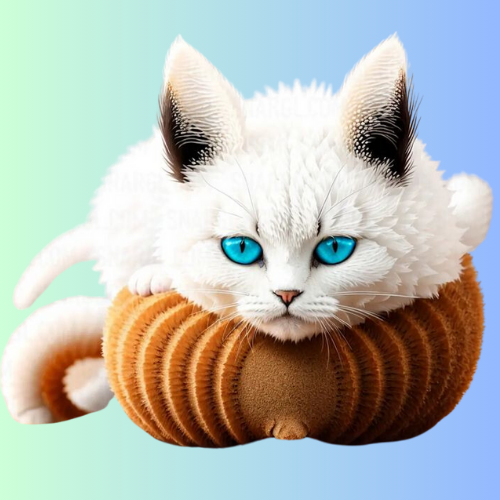 White Cats with Blue Eyes